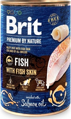 Attēls no Brit Brit Premium By Nature Fish & Fish Skin puszka 400g