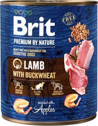 Attēls no Brit Brit Premium By Nature Lamb & Buckwheat puszka 800g