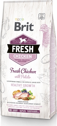 Изображение Brit Fresh Chicken With Potato Puppy Healthy Growth 2.5kg