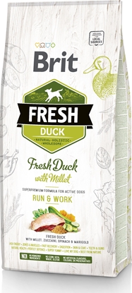 Изображение Brit Fresh Duck With Millet Active Run & Work 2.5kg