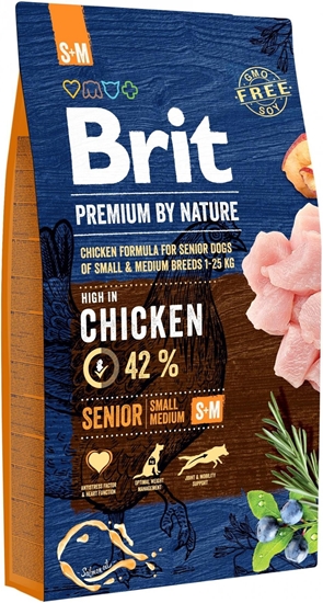 Picture of Brit Premium by Nature Senior S+M 8 kg