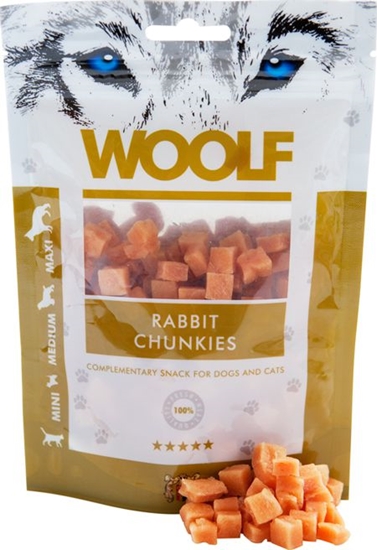 Picture of Brit Woolf Rabbit Chunkies 100g