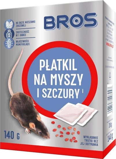 Изображение Bros Płatkil na myszy i szczury 140 g