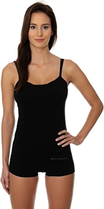 Attēls no Brubeck Koszulka damska Camisole COMFORT COTTON beżowa r. L (CM00210A)