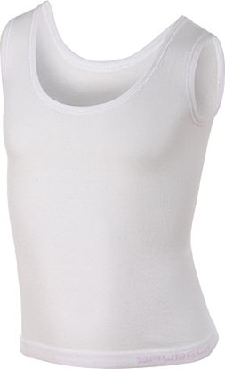 Attēls no Brubeck Koszulka dziecięca COMFORT COTTON JUNIOR biała r. 116/122 cm (TA10230)