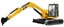 Picture of Bruder Bruder Professional Series CAT Mini Excavator