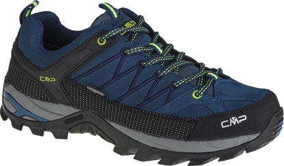 Attēls no Buty trekkingowe męskie CMP Rigel Low Trekking Shoe Wp Blue Ink/Yellow Fluo r. 44 (3Q13247-08MF)