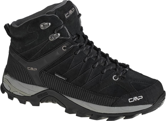 Picture of Buty trekkingowe męskie CMP Rigel Mid Trekking Shoe Wp Nero/Grey r. 44 (3Q12947-73UC)