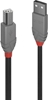 Изображение Lindy 0,5m USB 2.0 Type A to B Cable, Anthra Line