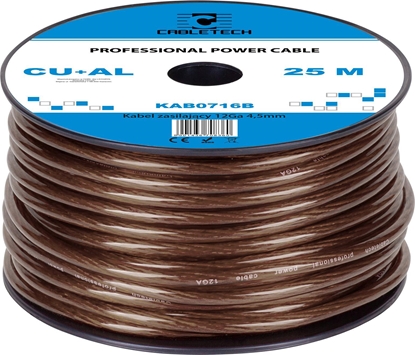 Изображение Cabletech Kabel samochodowy 12Ga OD4.5mm CU+AL 25m