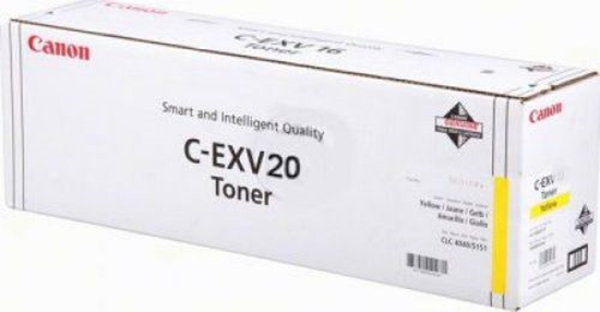 Picture of Canon C-EXV 20 toner cartridge 1 pc(s) Original Yellow