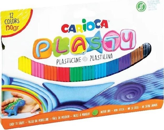 Изображение Carioca Plastelina 150g 12 kolorów