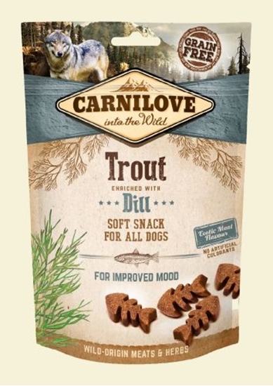 Изображение Carnilove Przysmak Dog Snack Fresh Soft Trout+Dill 200g