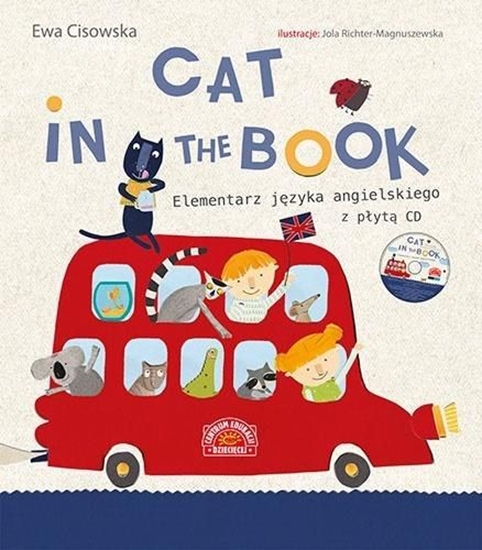 Picture of Cat in the book. Elementarz j. angielskiego + CD