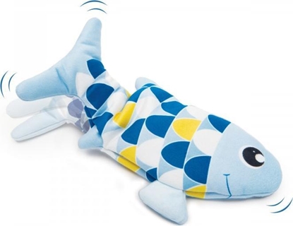 Attēls no Catit Groovy fish, zabawka, dla kota, niebieska, 25 cm, z kocimiętką, ładowana USB