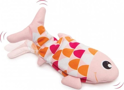 Attēls no Catit Groovy fish, zabawka, dla kota, różowa, 25 cm, z kocimiętką, ładowana USB
