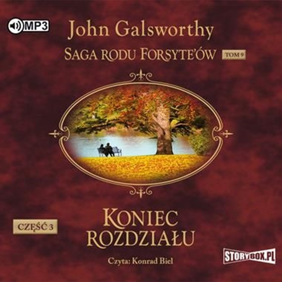 Picture of CD MP3 Koniec rozdziału. Część 3. Za rzeką. Saga rodu Forsyte'ów. Tom 9