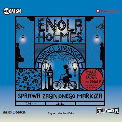 Picture of CD MP3 SPRAWA ZAGINIONEGO MARKIZA ENOLA HOLMES TOM 1