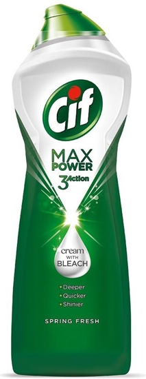 Picture of Cif CIF_Max Power 3 Action mleczko z wybielaczem do czyszczenia powierzchni Spring Fresh 1001g