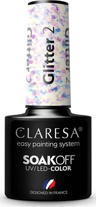 Изображение Claresa Claresa Soak Off UV/LED Glitter lakier hybrydowy 2 5g