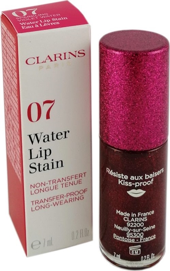 Изображение Clarins Błyszczyk w wodzie koloryzującej 07 Violet Water 7 ml