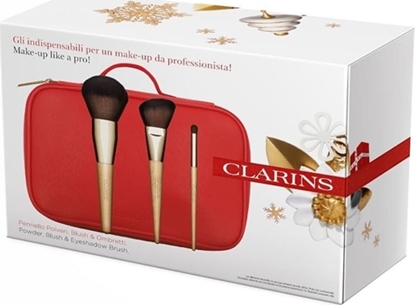 Attēls no Clarins Zestaw pędzli do makijażu Blush Brush+Powder Brush+Eyeshadow Brush