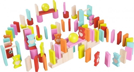 Изображение Classic World Drewniane Kolorowe Domino - Misie Classic World