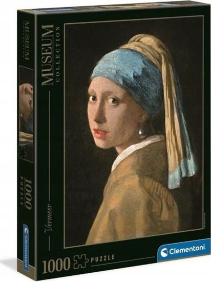 Изображение Clementoni Puzzle 1000 elementów Girl with a Pearl Earring