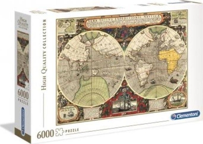 Изображение Clementoni Puzzle 6000 HQ Antique Nautical Map uniw.