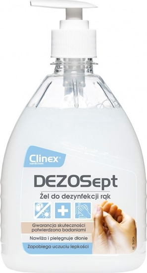 Picture of Clinex Żel do dezynfekcji rąk Dezosept 500ml, wirusobójczy