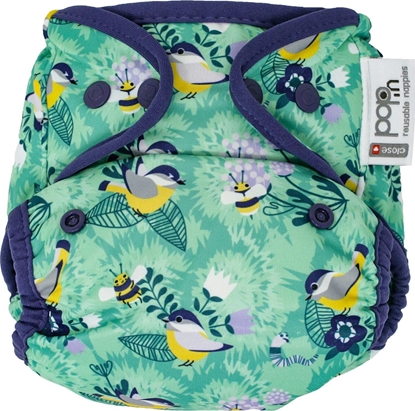 Attēls no Close Caboo Otulacz, pieluszka wielorazowa Pop-in AIO Round the Garden z napami 4.5-16 kg, 1 szt.