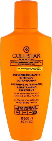 Picture of Collistar COLLISTAR INTENSIVE ULTRA RAPID SUPER TANNING TREATMENT SPF 20 - 200ML