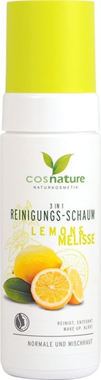 Picture of Cosnature Naturalna pianka oczyszczająca 3 w 1 z cytryną i melisą 150ml