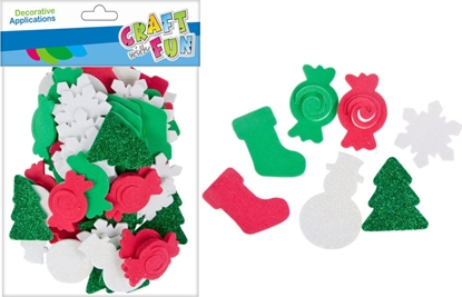 Изображение Craft with Fun CF OZDOBA BN EVA MIX SPRZYL 80SZT PBH 12/288