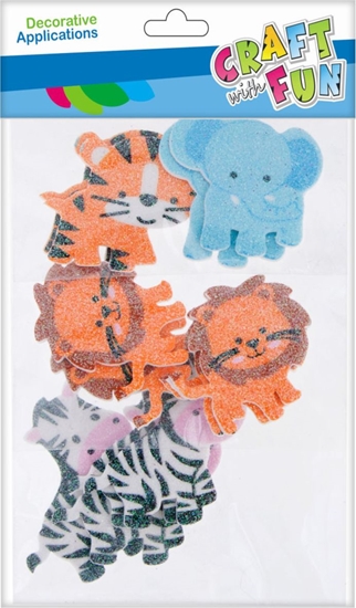 Изображение Craft with Fun CF OZDOBA DEK EVA ZWIERZ DZI SPRZYL 12SZT 12/288