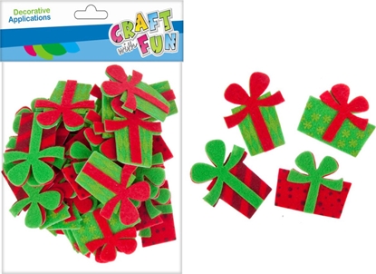 Изображение Craft with Fun CF OZDOBA DEK FILC PREZENT SPRZYL 30SZT 12/288