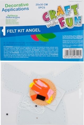 Изображение Craft with Fun CF ZESTAW KREATYWNY FILC ANIOL 23X29 PBH 12/288