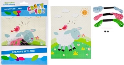 Изображение Craft with Fun ZESTAW KREATYWNY WIELKANOCNY BARAN CRAFT WITH FUN 445962