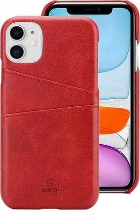 Изображение Crong Crong Neat Cover - Etui iPhone 11 Pro z kieszeniami (czerwony)