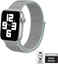 Attēls no Crong Pasek sportowy Crong Nylon do Apple Watch 38/40mm (Pastel Grey)