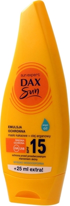 Attēls no DAX DAX_Sun SPF15 emulsja ochronna Masło Kakaowe Olej Arganowy 175ml