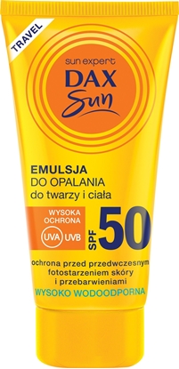 Attēls no Dax Sun Emulsja do opalania do twarzy i ciała SPF 50 travel 50 ml