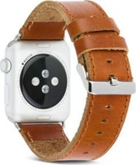 Изображение dbramante Copenhagen - Watch Strap 42/44 mm - Dark Saddle Brown/Silver