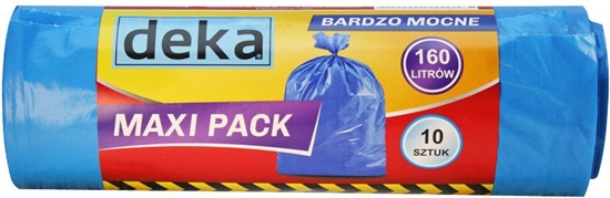 Picture of Deka Worki bardzo mocne Maxi Pack 160L niebieskie 10szt. (D-300-0102)