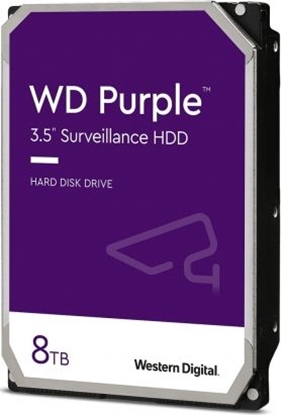 Изображение Dysk serwerowy WD Purple 8TB 3.5'' SATA III (6 Gb/s)  (WD84PURZ)