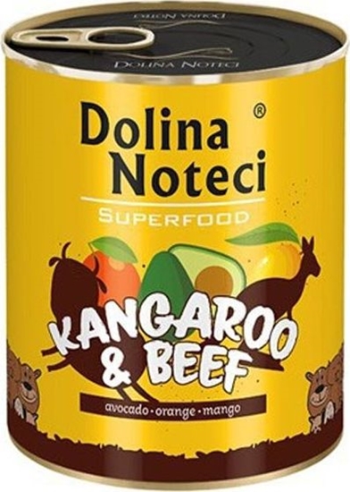 Изображение Dolina Noteci Dolina Noteci Premium Superfood Pies Kangur i wołowina puszka 800g