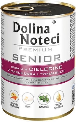 Изображение Dolina Noteci Premium Senior z cielęcina marchewką i tymiankiem 400g