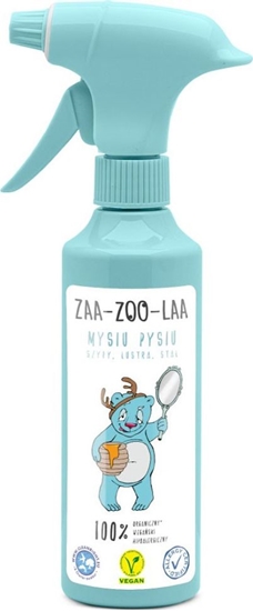 Изображение Ecocera  ZAA-ZOO-LAA Płyn do czyszczenia Mysiu Pysiu - lustra,szyby,stal 350ml