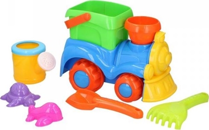 Изображение Eddy Toys Eddy toys - Zestaw zabawek do piaskownicy 8 el. Pociąg
