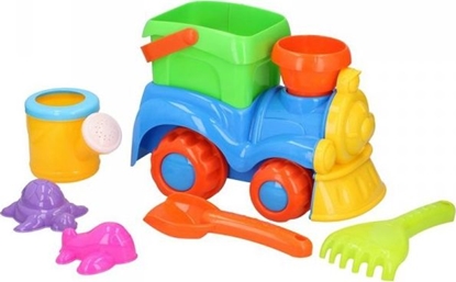 Attēls no Eddy Toys Eddy toys - Zestaw zabawek do piaskownicy 8 el. Pociąg